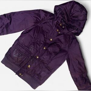 Women’s Deep Purple Juicy Couture Bomber Jacket with pockets - Size Small